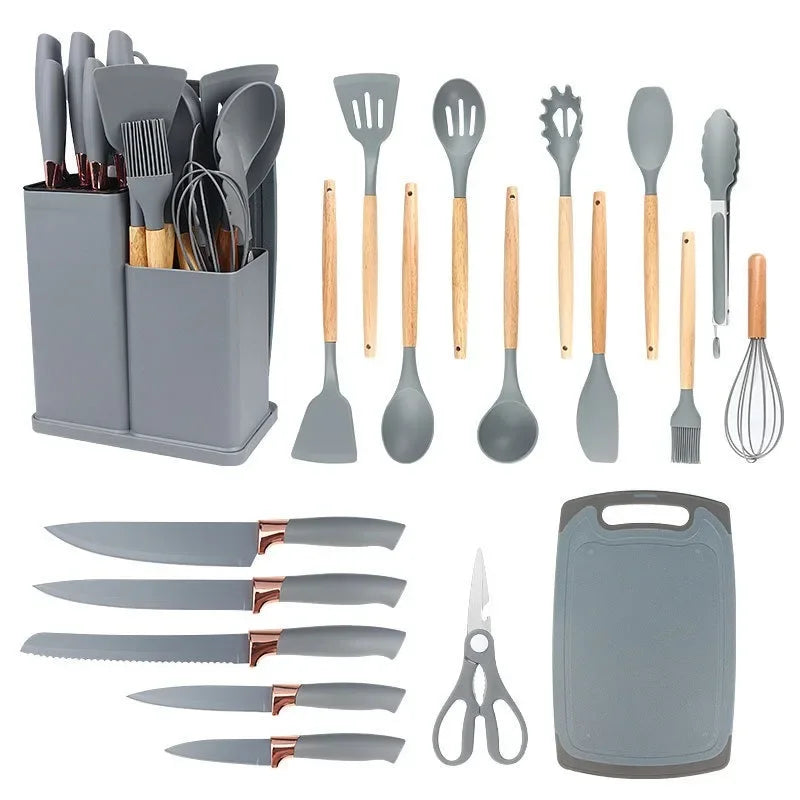 Utensilios de Cocina de Silicona 19 piezas